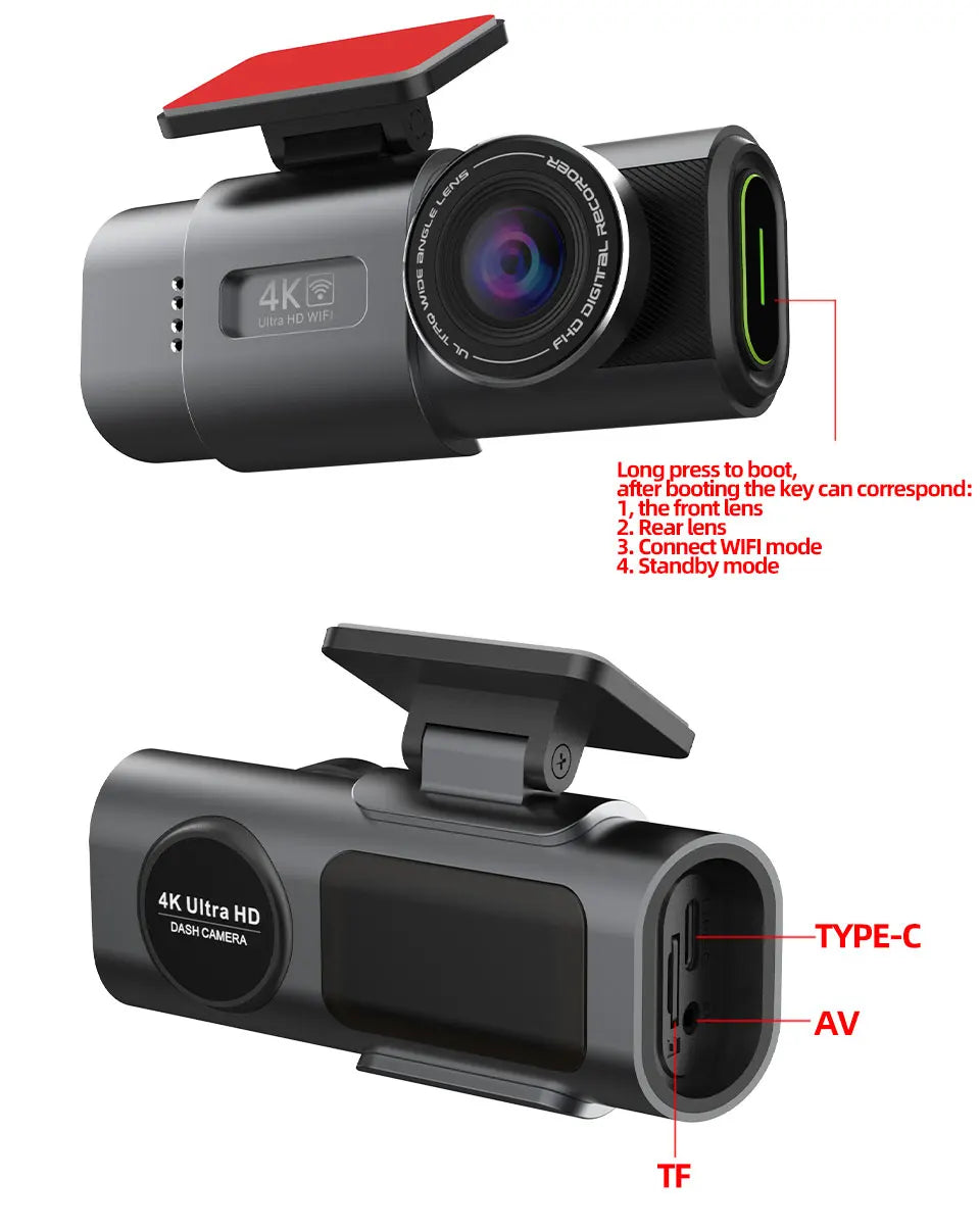**SmartDrive 4K Vision Dash Cam™**