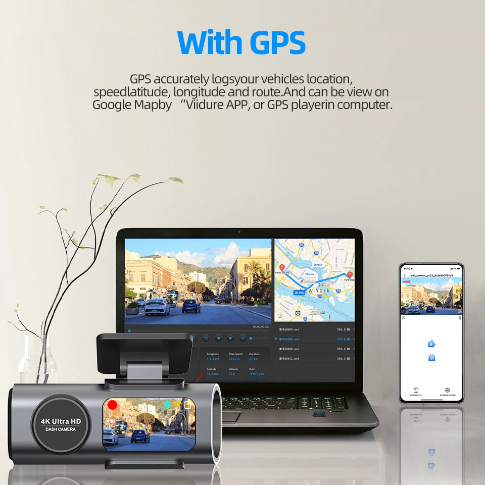 **SmartDrive 4K Vision Dash Cam™**