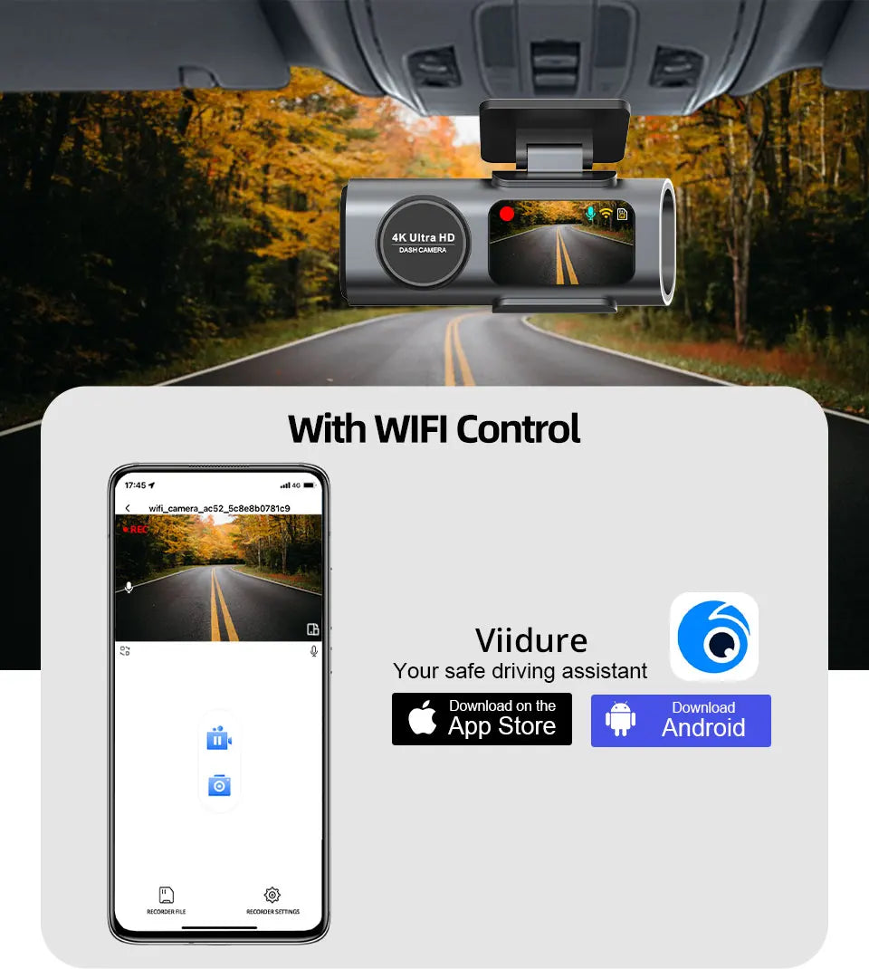 **SmartDrive 4K Vision Dash Cam™**