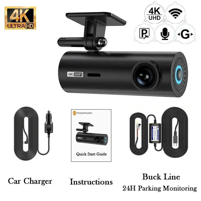 Smart Dash Cam with Wi-Fi Control