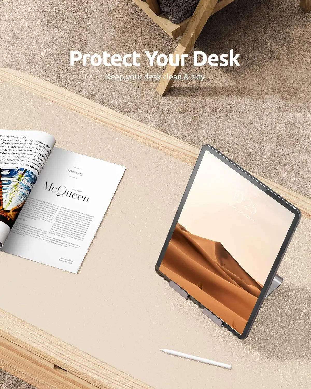 Elegant Leather Desk Mat™