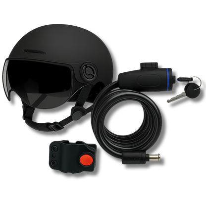 Ride Safe Bundle - Helmet / Lock Combo!