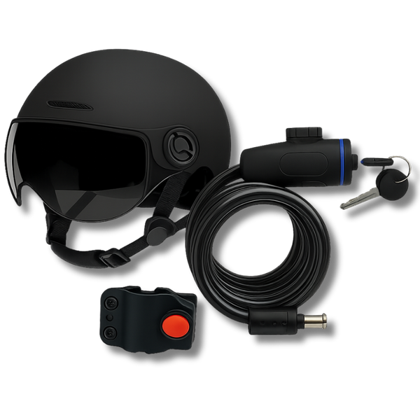 Ride Safe Bundle - Helmet / Lock Combo!
